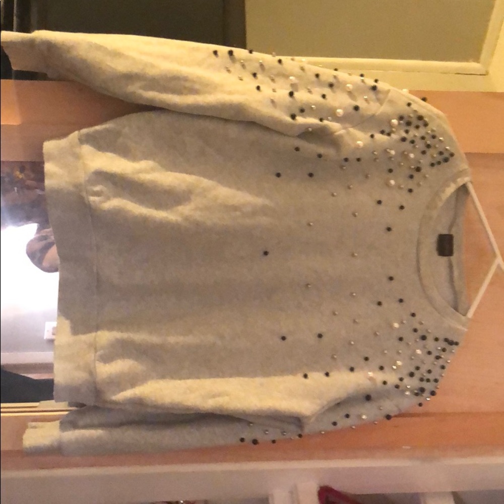 Beaded sweatshirt